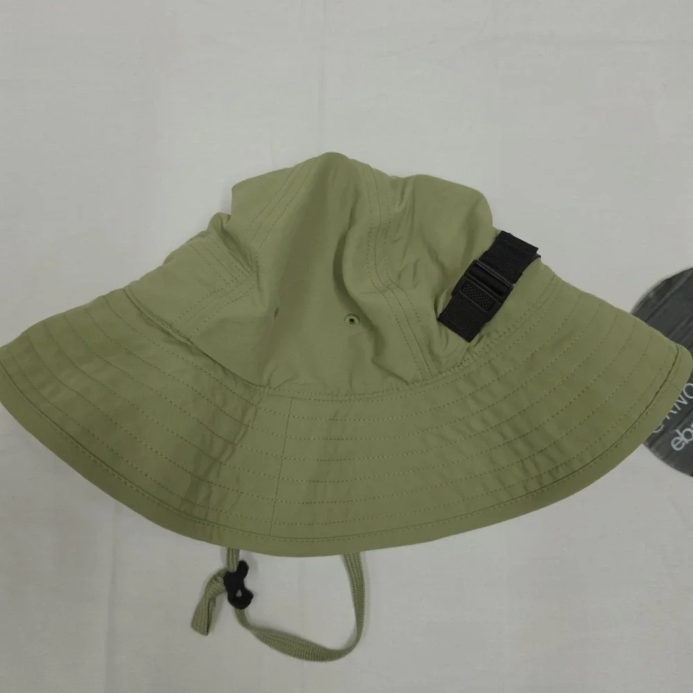 Patagonia Kids' L/XL (10+) Trim Brim Bucket Hat UPF Buckhorn Green New With Tags